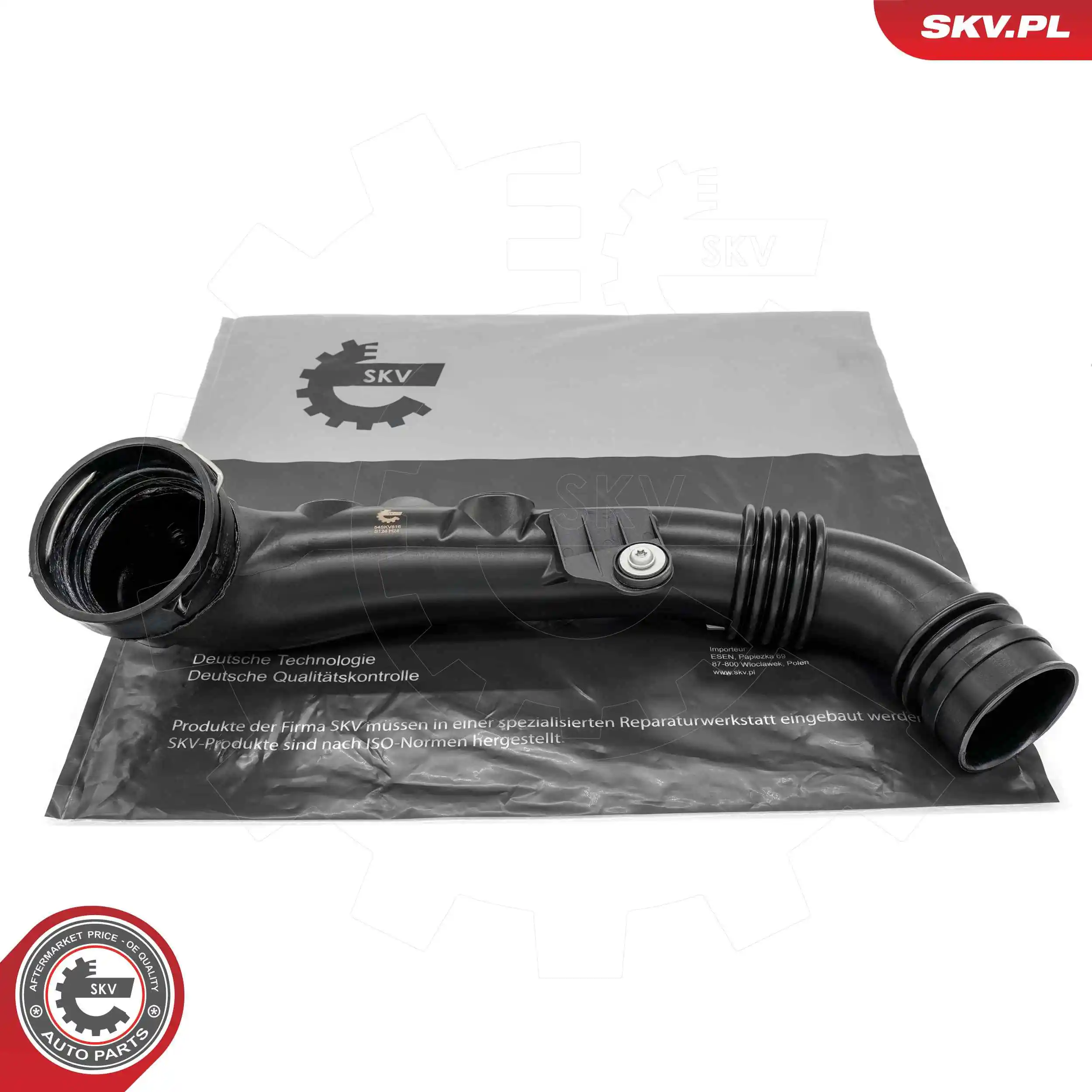 Intake Hose, air filter